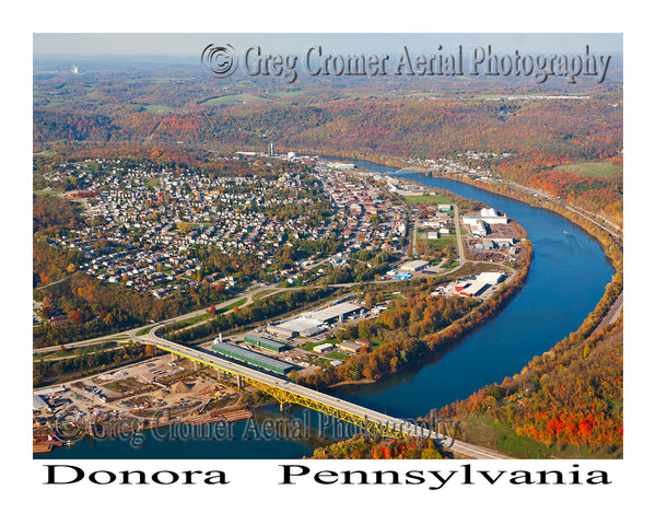 Aerial Photo of Donora, Pennsylvania