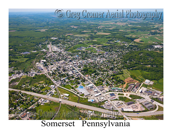 Aerial Photo of Somerset, Pennsylvania