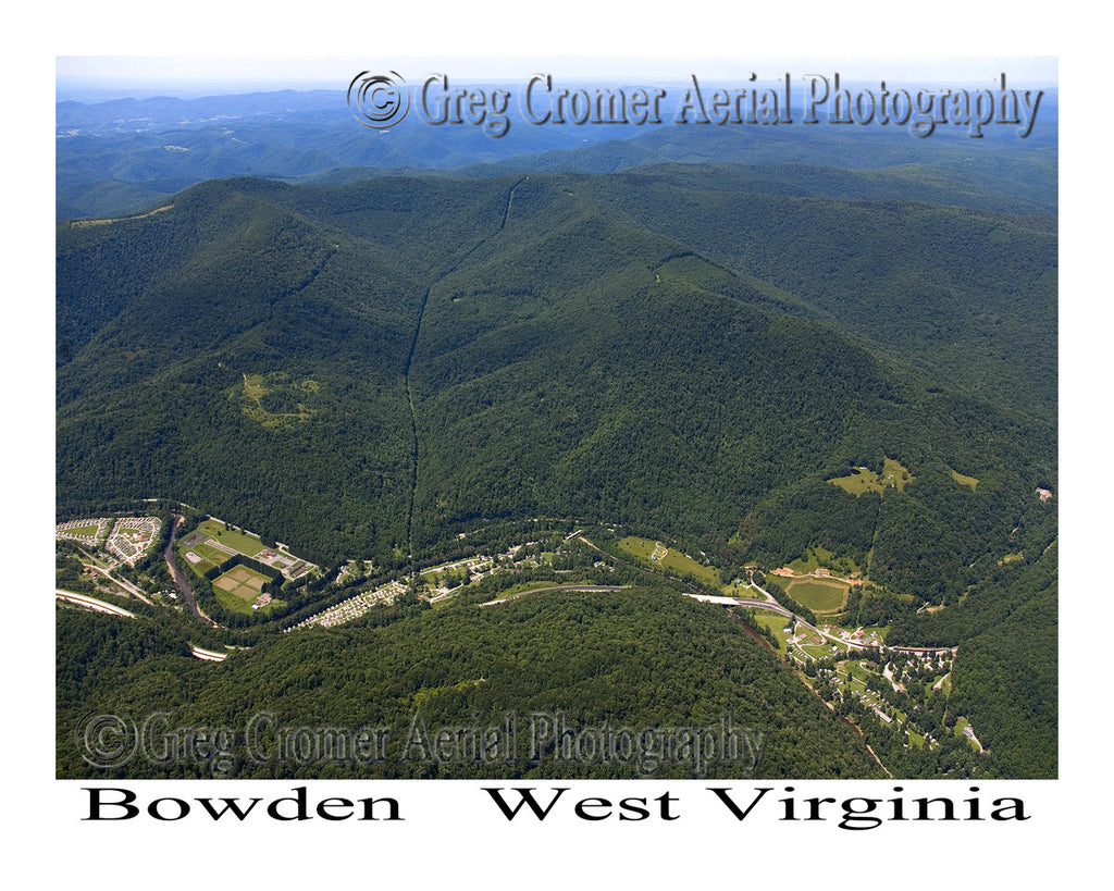 Aerial Photo of Bowden, West Virginia