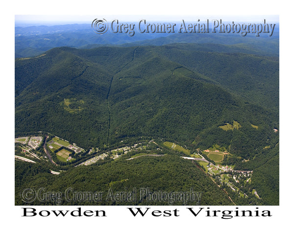 Aerial Photo of Bowden, West Virginia