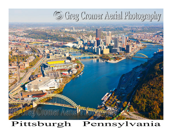 Aerial Photo of Pittsburgh, Pennsylvania