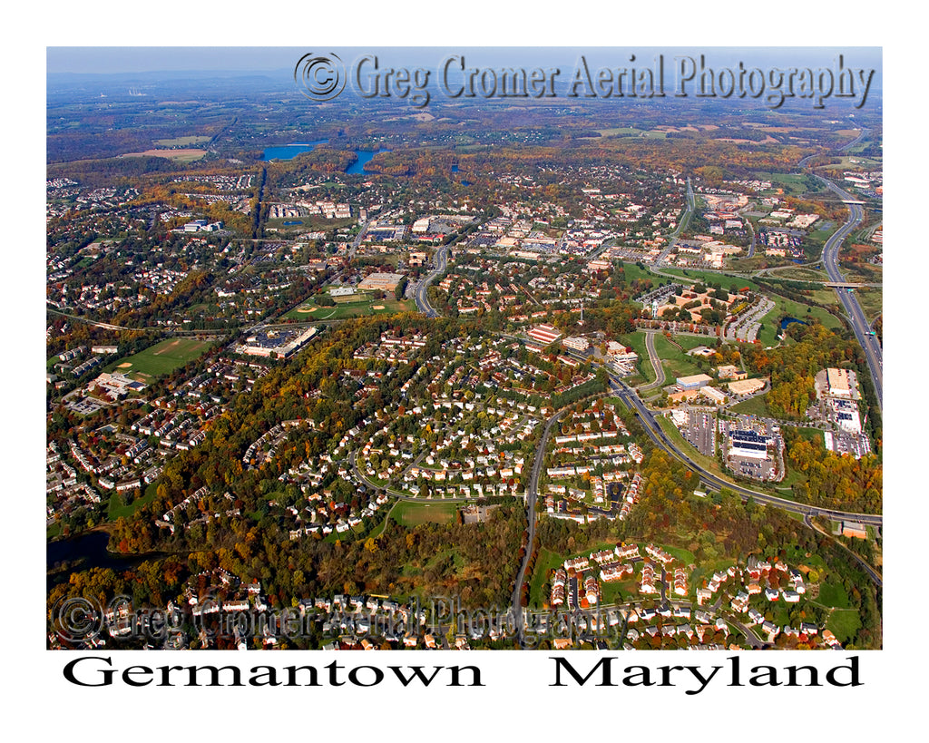 Aerial Photo of Germantown, Maryland