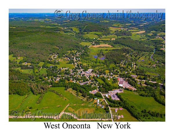Aerial Photo of West Oneonta, New York