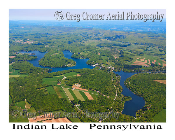 Aerial Photo of Indian Lake, Pennsylvania