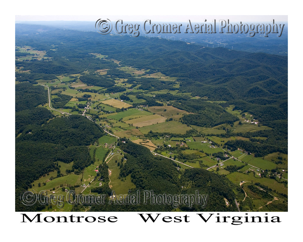 Aerial Photo of Montrose, West Virginia