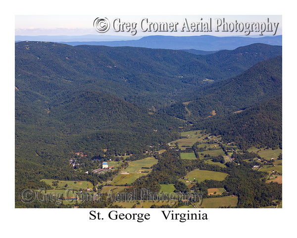 Aerial Photo of St. George, Virginia