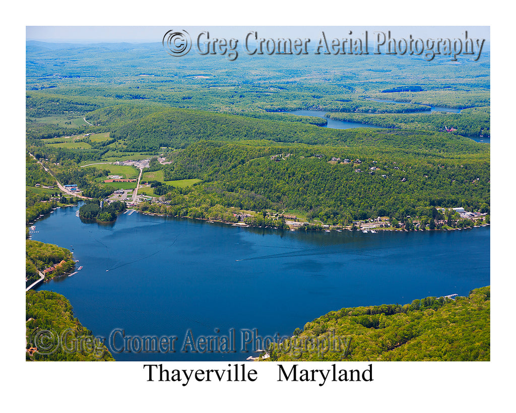 Aerial Photo of Thayerville, Maryland