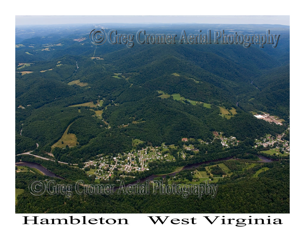 Aerial Photo of Hambleton, West Virginia