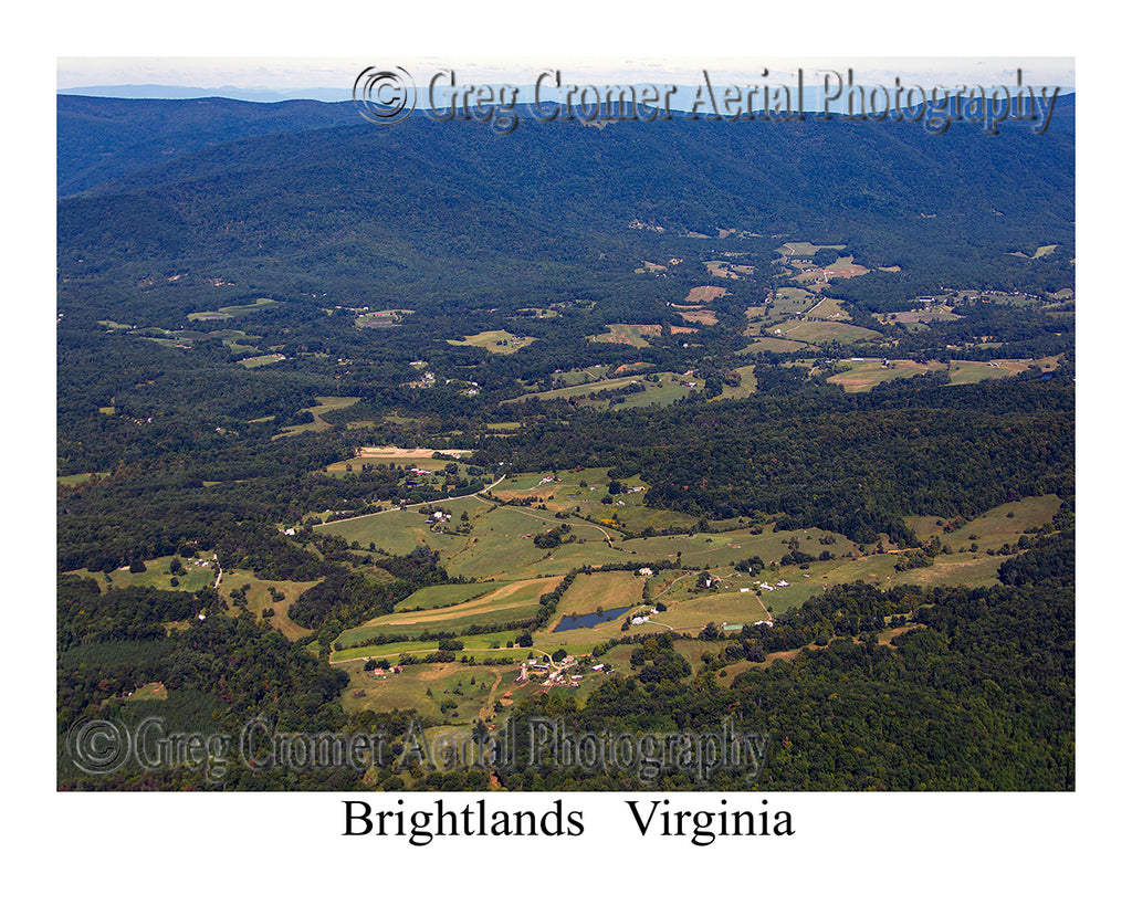 Aerial Photo of Brightlands, Virginia