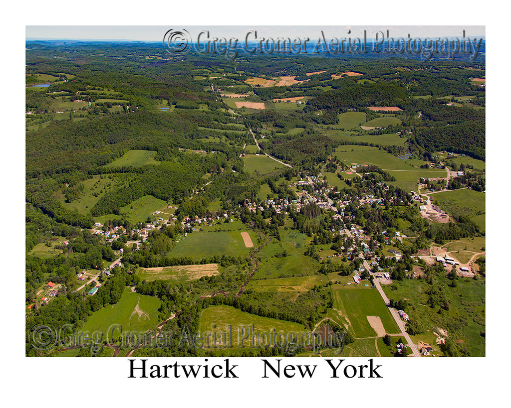 Aerial Photo of Hartwick, New York