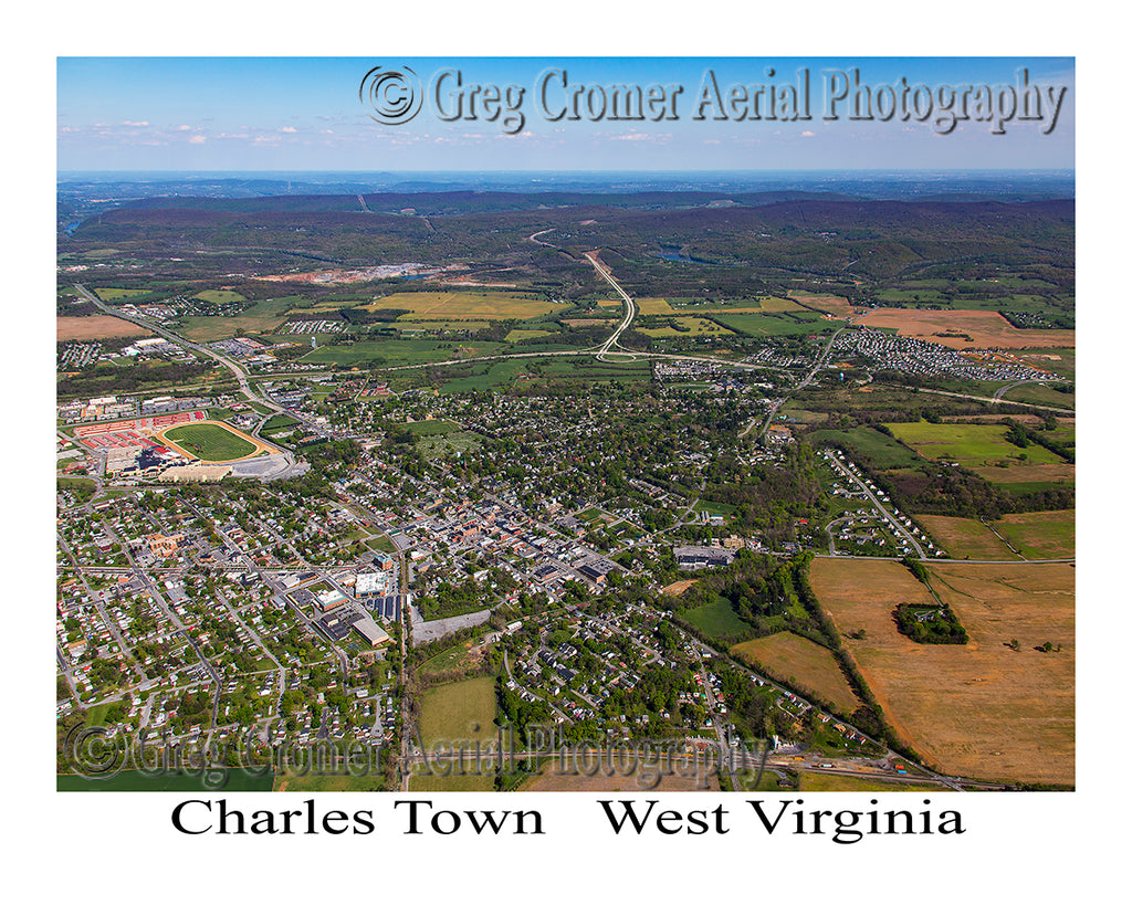 Aerial Photo of Charles Town, West Virginia