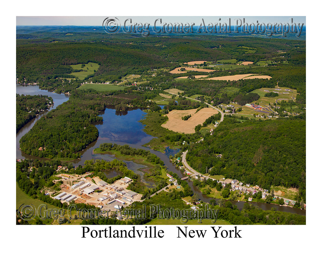 Aerial Photo of Portlandville, New York