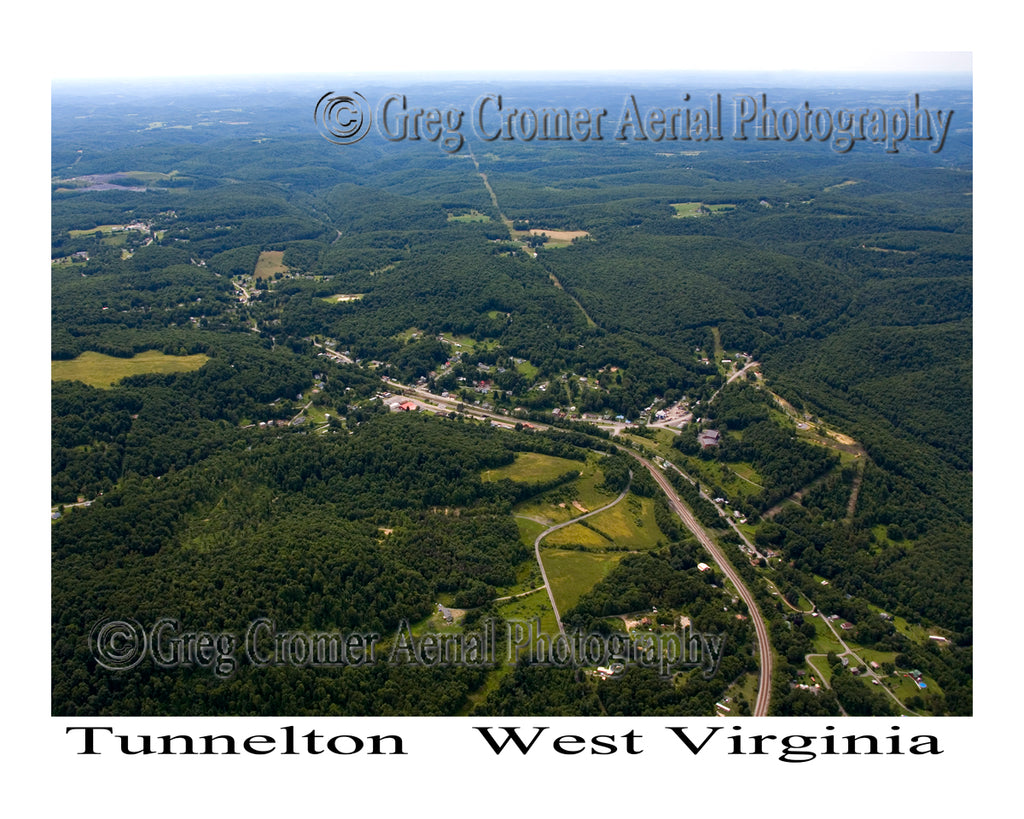 Aerial Photo of Tunnelton, West Virginia