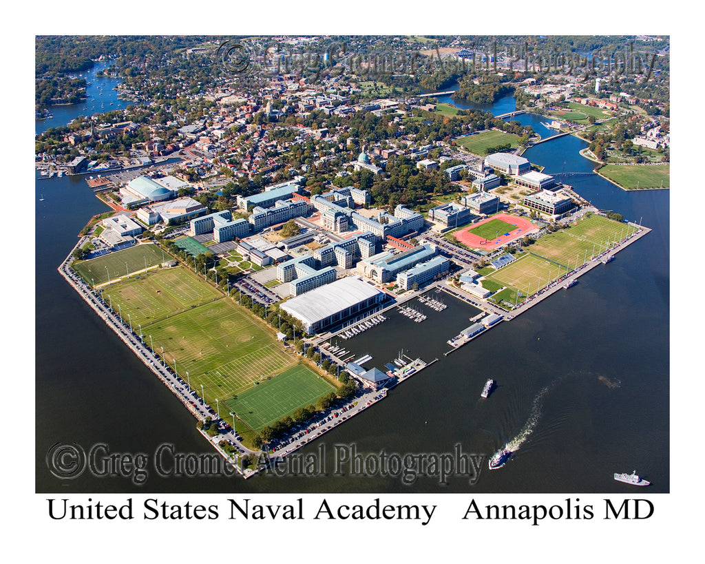 Aerial Photo of United States Naval Academy - Annapolis, Maryland