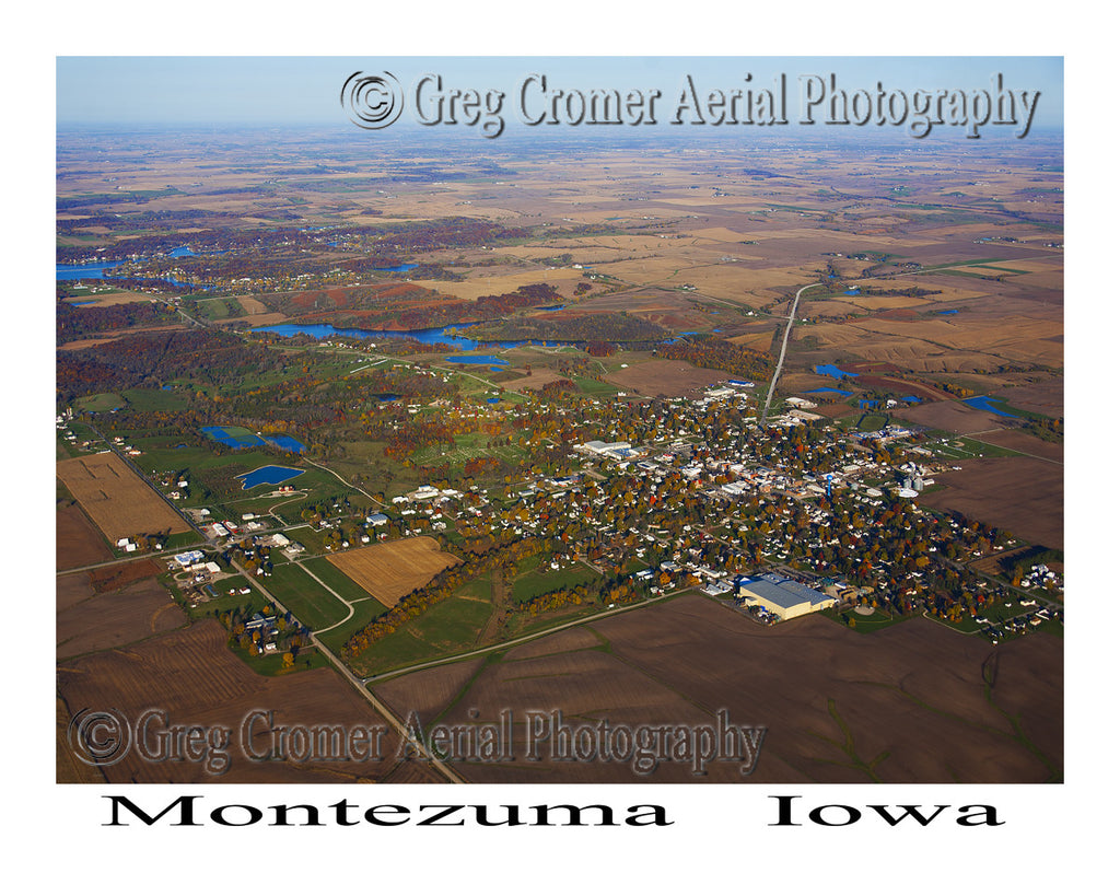 Aerial Photo of Montezuma Iowa