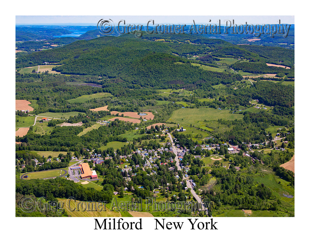 Aerial Photo of Milford, New York