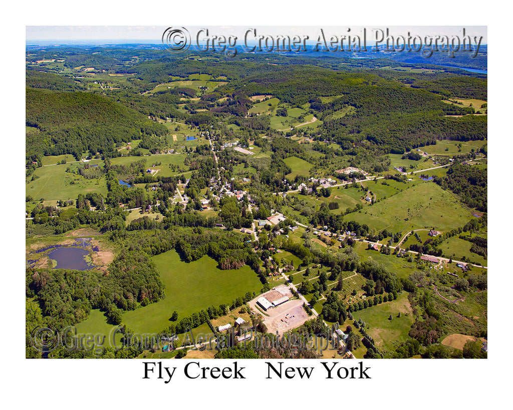 Aerial Photo of Fly Creek, New York