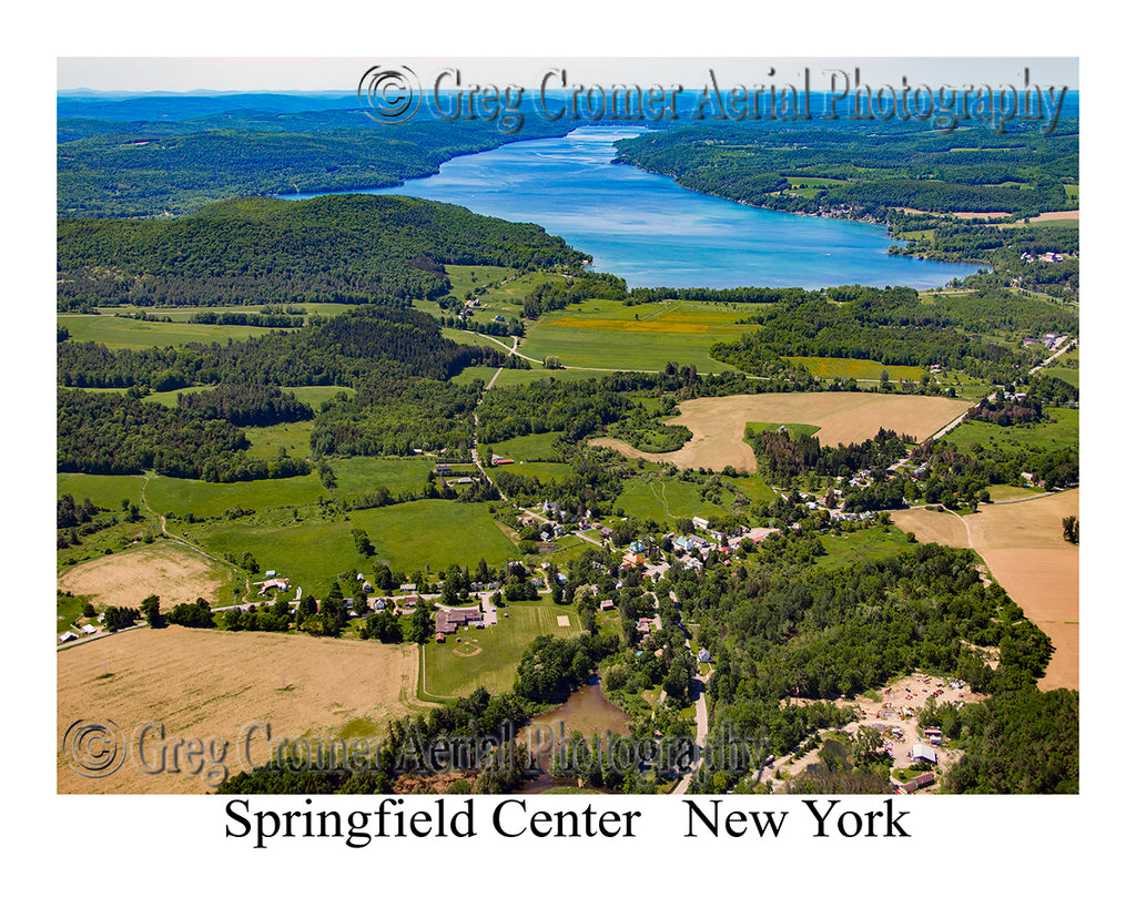 Aerial Photo of Springfield Center, New York