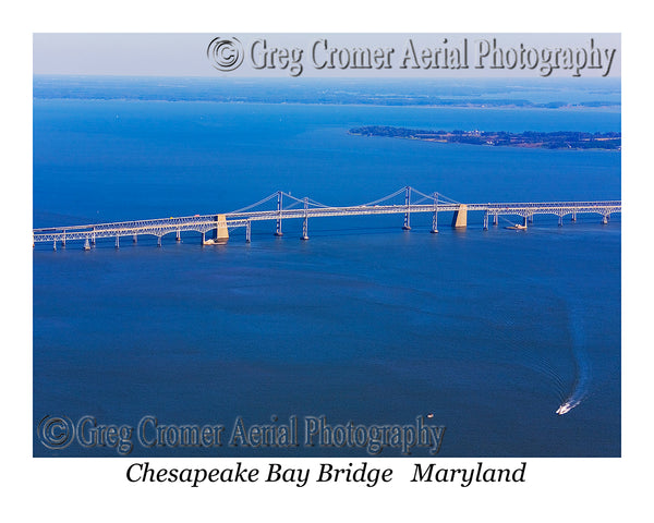 Aerial Photo of Chesapeake Bay Bridge, MD