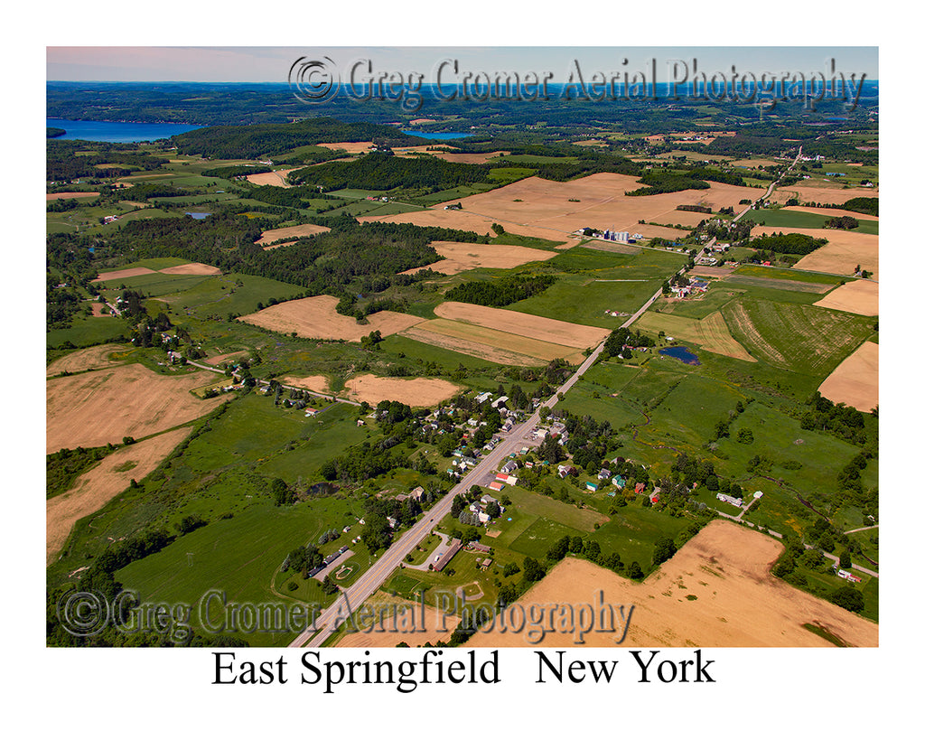Aerial Photo of East Springfield, New York