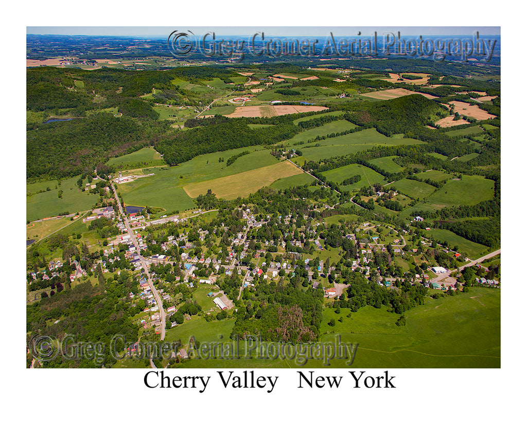 Aerial Photo of Cherry Valley, New York