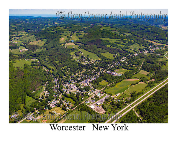 Aerial Photo of Worcester, New York