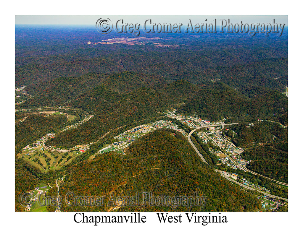 Aerial Photo of Chapmanville, West Virginia