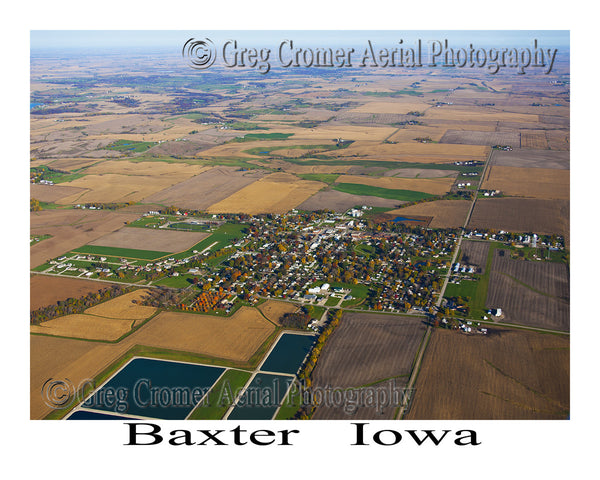 Aerial Photo of Baxter Iowa