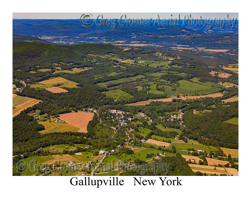 Aerial Photo of Gallupville, New York