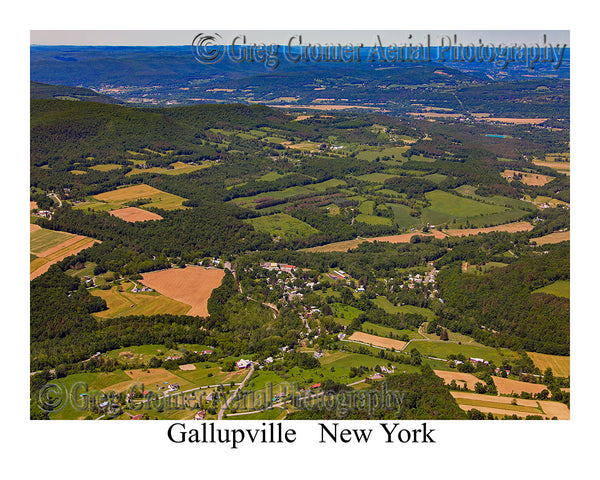 Aerial Photo of Gallupville, New York
