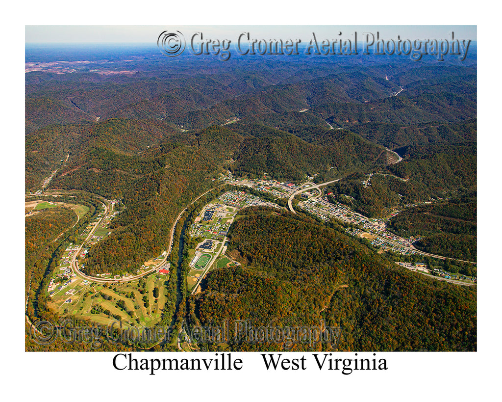 Aerial Photo of Chapmanville, West Virginia