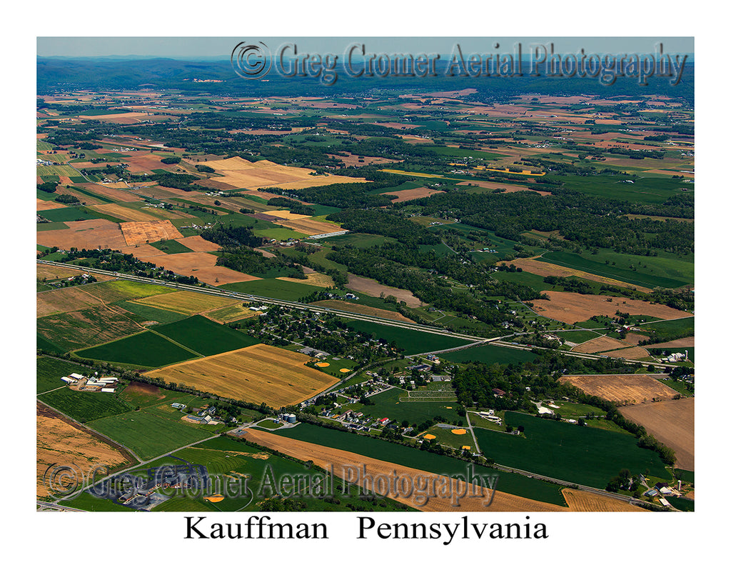Aerial Photo of Kauffman, Pennsylvania