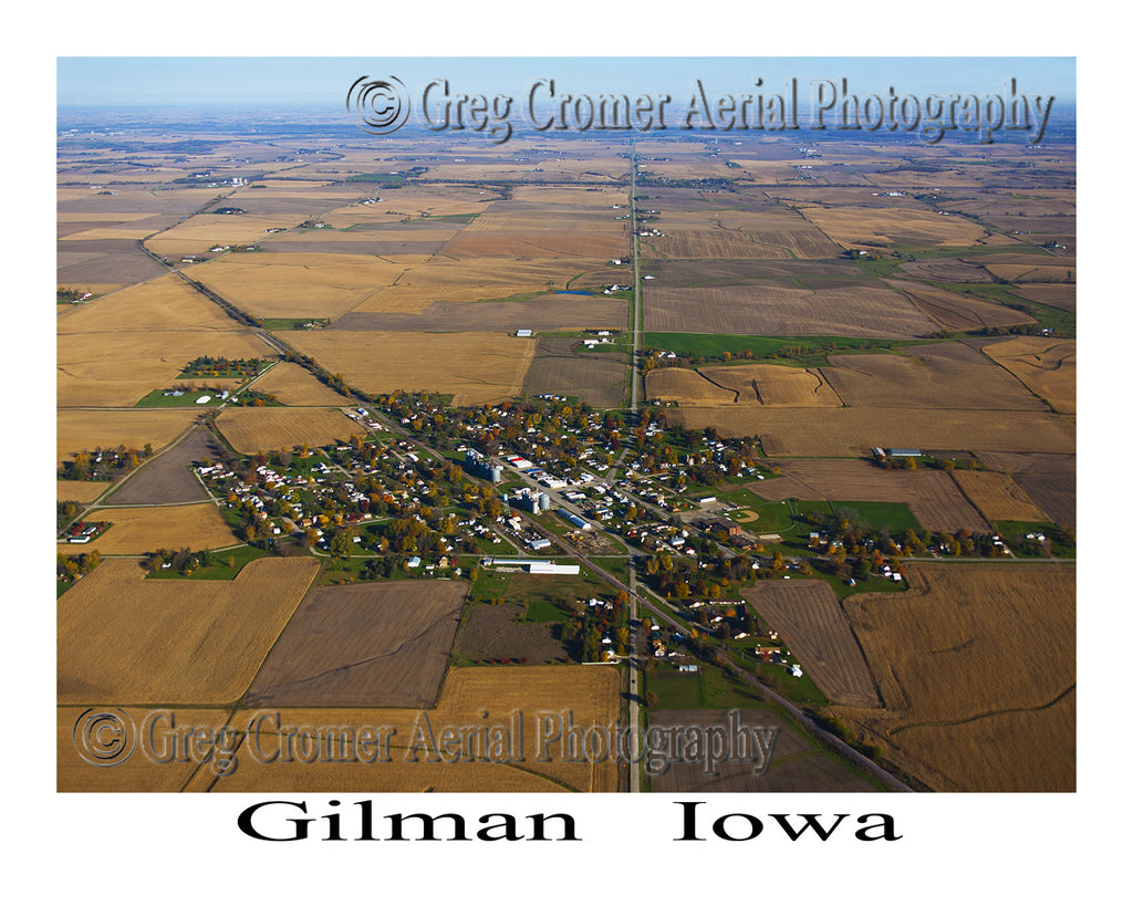 Aerial Photo of Gilman Iowa