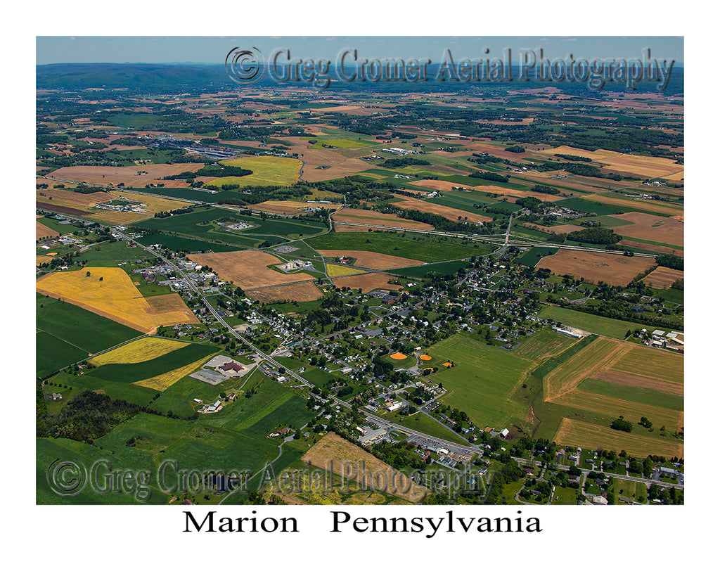 Aerial Photo of Marion, Pennsylvania