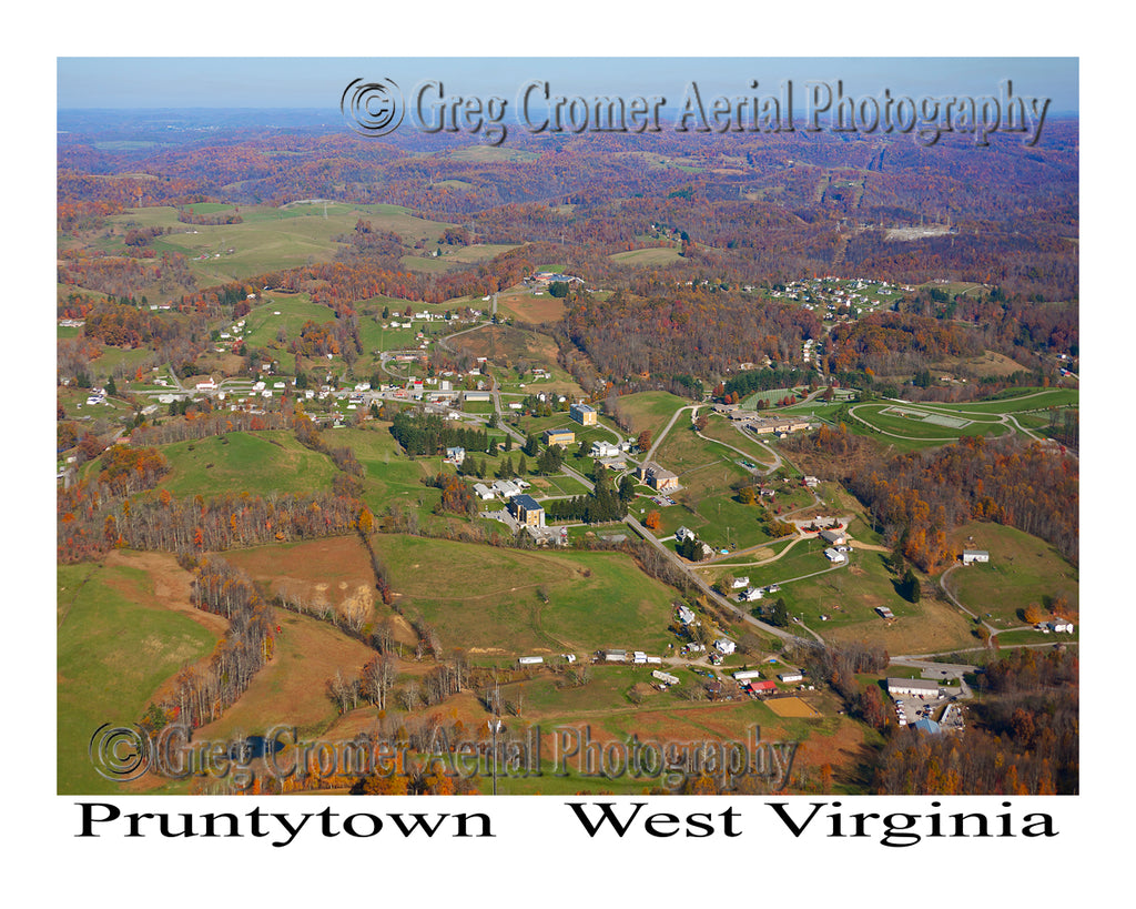 Aerial Photo of Pruntytown, West Virginia