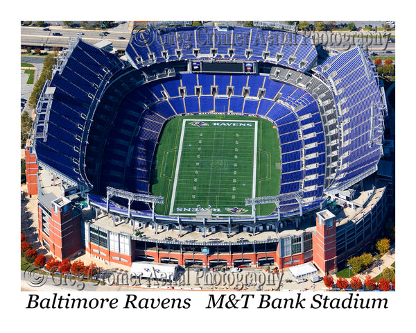 Aerial Photo of Baltimore Ravens - M&T Bank Stadium - Baltimore, MD