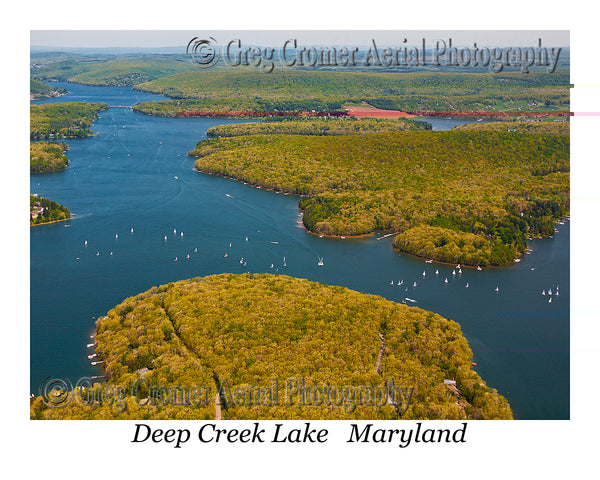 Aerial Photo of Deep Creek Lake, Maryland