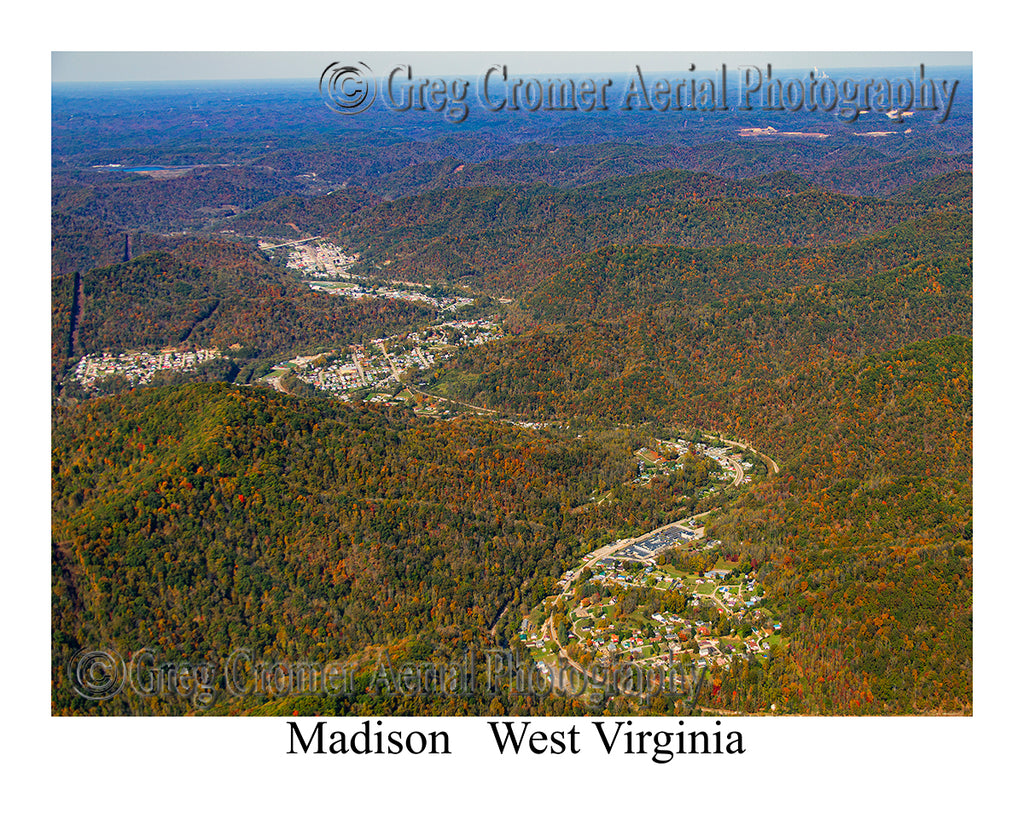 Aerial Photo of Madison, West Virginia