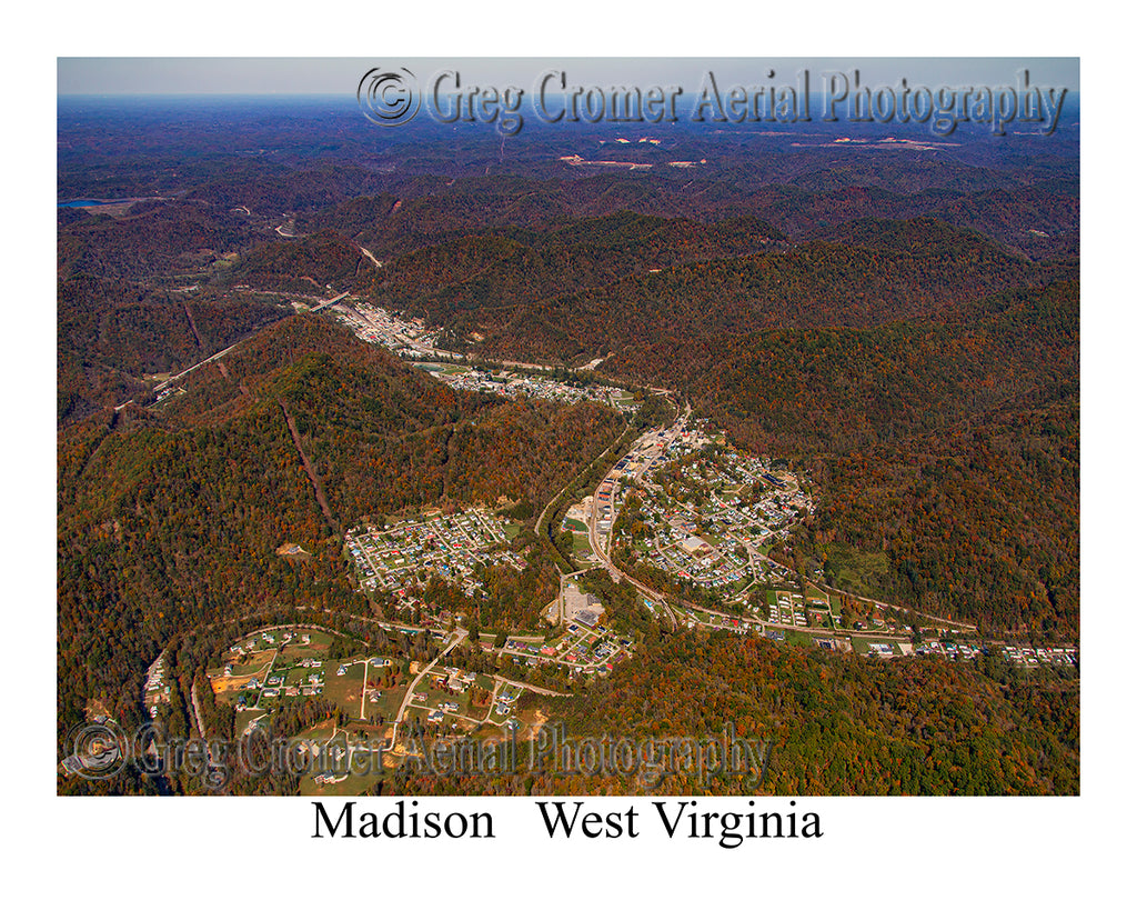 Aerial Photo of Madison, West Virginia