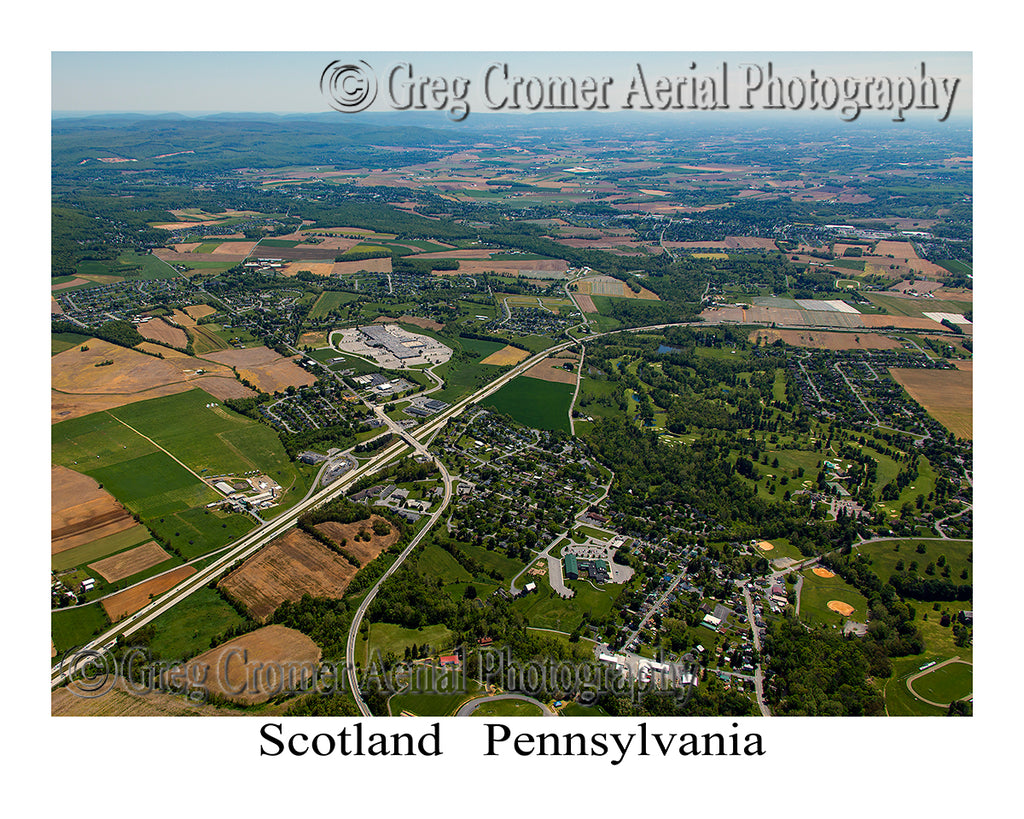 Aerial Photo of Scotland, Pennsylvania