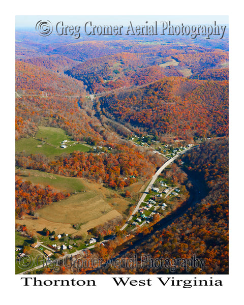 Aerial Photo of Thornton, West Virginia