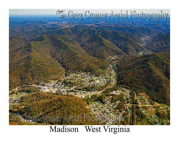 Aerial Photo of Madison, West Virginia