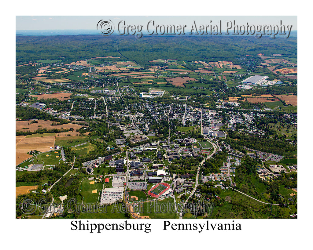 Aerial Photo of Shippensburg, Pennsylvania
