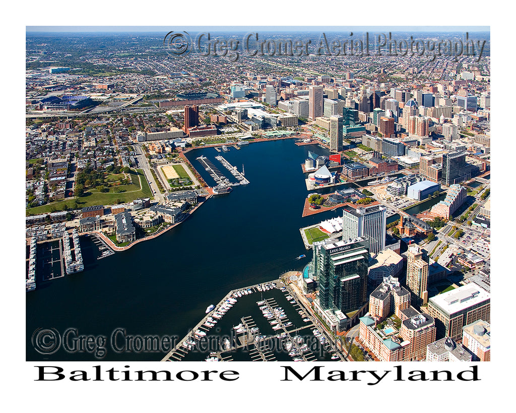 Aerial Photo of Inner Harbor - Baltimore, Maryland