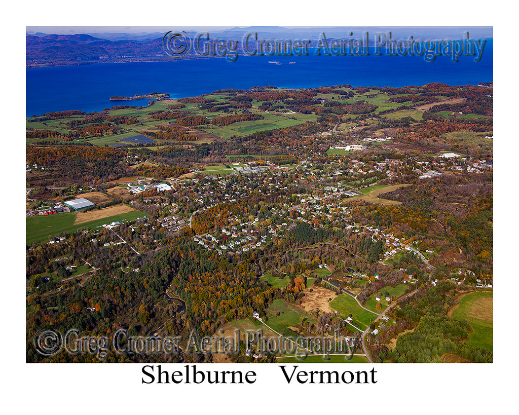 Aerial Photo of Shelburne, Vermont