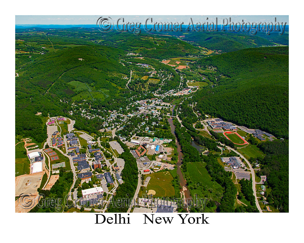 Aerial Photo of Delhi, New York