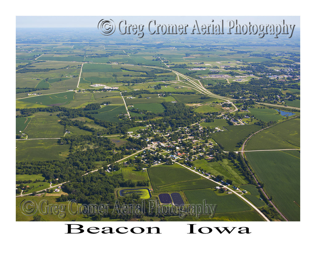 Aerial Photo of Beacon Iowa