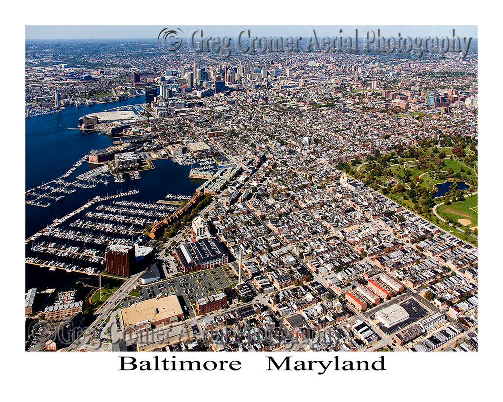 Aerial Photo of Baltimore, Maryland