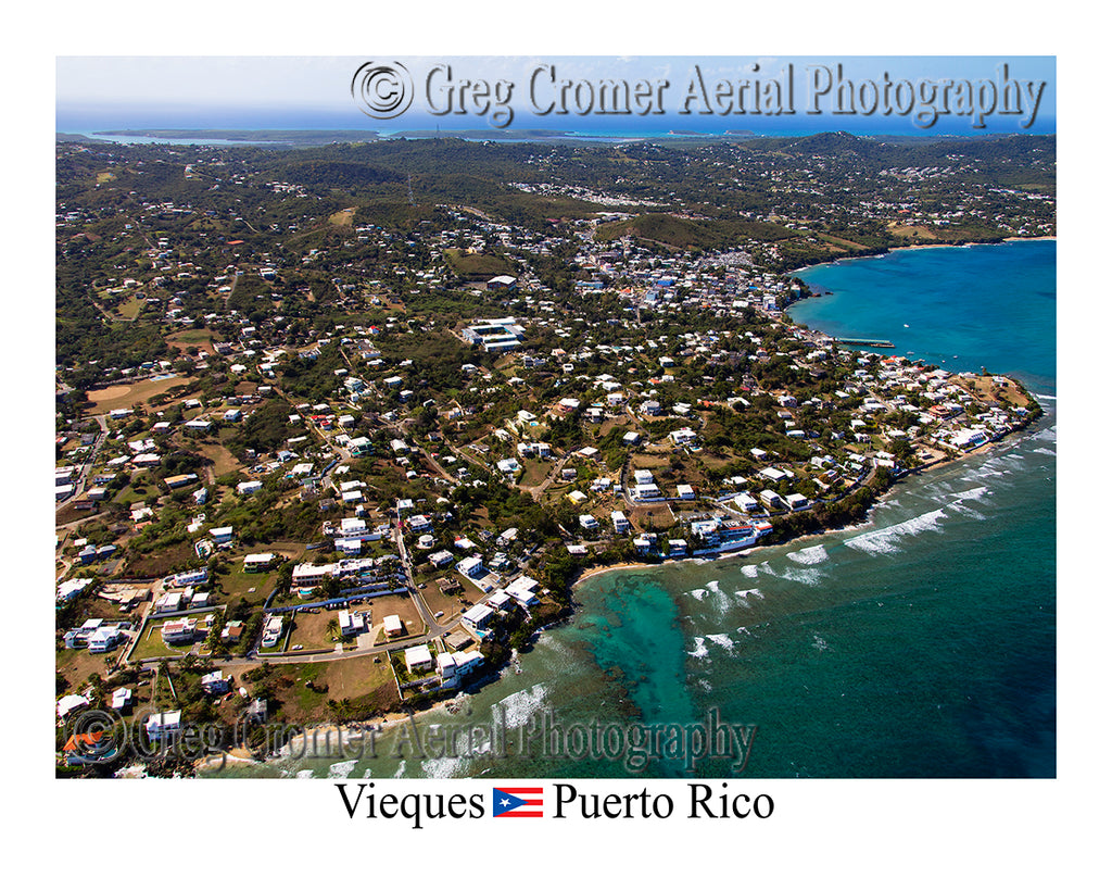Aerial Photo of Vieques - Vieques Island, Puerto Rico
