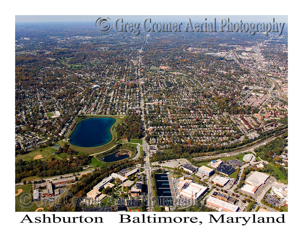 Aerial Photo of Ashburton - Baltimore, Maryland